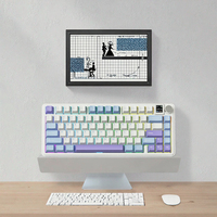 Keyboard Mekanik Gaming OEM Factory MK61 60% USB Wired Wireless RGB Teclado Mini Baru untuk