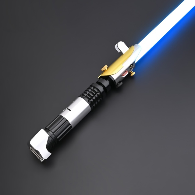 TXQsaber Vision Premium Aluminum Alloy LED Light up Lightsaber Hilt Multiple Colors Smooth Swing for Cosplay Christmas Gifts