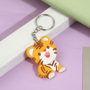 Cheap Customised Pvc Rubber <b>Keychain</b> With Logo 2D /3D Soft PVC Keychains <b>Custom</b> Logo for Promotion Gifts <b>Keychain</b> - Product Image 5
