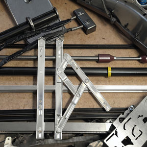 Оконный фрикционный стержень из нержавеющей стали 19 мм круглый паз 4 стержня 304SS створчатый навес - Product Image 1