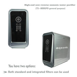 Purificador de água doméstico de osmose reversa 75GPD de alta qualidade, filtro integrado de 5 estágios com TDS, filtro mineral elétrico - Product Image 2