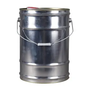 Tight Head 25 liter Metal cans, 25 ltr paint can, 6.5 Gallon Steel Cans With Plastic Spout Cap