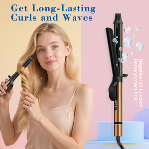 Herramienta de Peinado Profesional <span class=keywords><strong>con</strong></span> Calor Ajustable y Pantalla Digital, Rizador de <span class=keywords><strong>Pelo</strong></span> Eléctrico para Uso en Salón y en Casa - Product Image 3