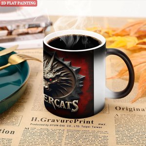Thundercats Mug 11oz <b>Ceramic</b> Color Changing <b>Cup</b> With Logo Design - Product Image 5
