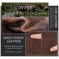 Alledaagse Handtas Voor Heren Met 2 Zijzakken Met Rits, Vintage Crazy Horse Echt Lederen Crossbodytas Voor 8.3 Ipad