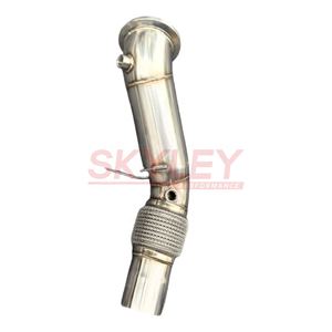 SKYLEY Racing Downpipe d'Échappement en Acier Inoxydable 304 pour B48 F30 F31 F34 230i 330e 330i F32 <span class=keywords><strong>F33</strong></span> F36 <span class=keywords><strong>430i</strong></span> 2.0T 2016+ - Product Image 3