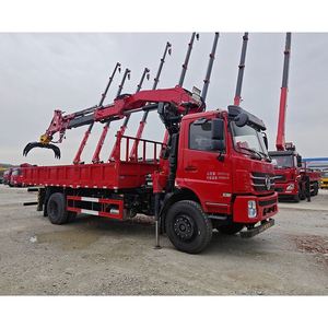 Camion grue Dongfeng K5 4*2, 8 tonnes, flèche pliante à 5 sections avec grappin, véhicule de transport multifonctionnel - Product Image 3