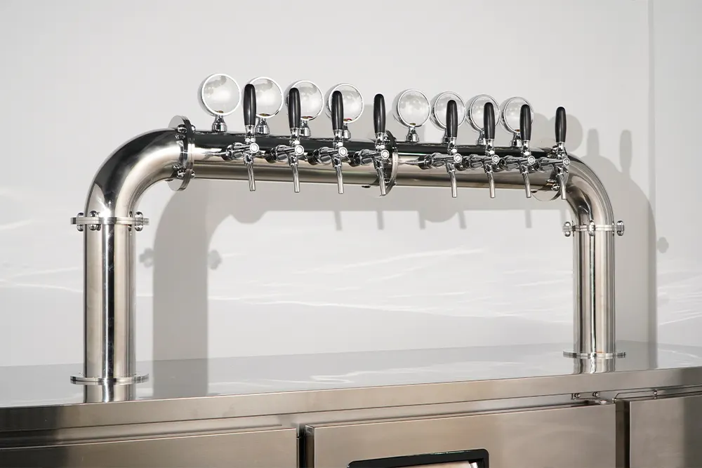 Machine de refroidisseur de bière pression à vendre Distributeur de bière Kegerator en acier inoxydable