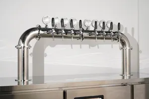 Máquina enfriadora de cerveza de barril a la venta Dispensador de cerveza Kegerator de acero inoxidable