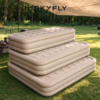 Matelas pneumatique pliable pour le camping, résistant à l'eau, sac de transport, logo personnalisé, fournisseur OEM