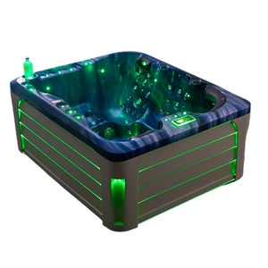 Debra 4-person Blue <strong>Cloud</strong> Outdoor Hot <strong>Tub</strong> Outdoor Luxury Hydro USA Balboa Hot <strong>Tub</strong> for Backyard - Product Image 1