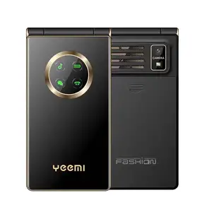 Yeemi M3 Dual Display Dual Sim 5900mAh Flip Mobile Cell Phone Big Keyboard Big Voice WCDMA 3G cellphone