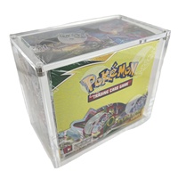 Boîte de rangement épaisse en acrylique magnétique pour cartes Pokémon avec taille personnalisable