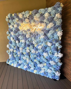 Y-FW001 Panel de Flores Artificiales para Decoración de Bodas, Rollo de 8 pies x 8 pies, Color Blanco - Product Image 6