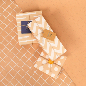 High Quality Wholesale 80g Birthday Kraft <b>Paper</b> <b>Tissue</b> 43*300cm Gift Luxury Custom Packaging <b>Wrapping</b> <b>Paper</b> Roll - Product Image 3