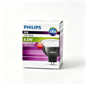 LED <span class=keywords><strong>MR16</strong></span> GU5.3 Leuchtmittel 6,5W 12VAC 24D 500Lumen 2700K Warmweiß Dimmbar für Hotel Heim Innenbeleuchtung - Product Image 1