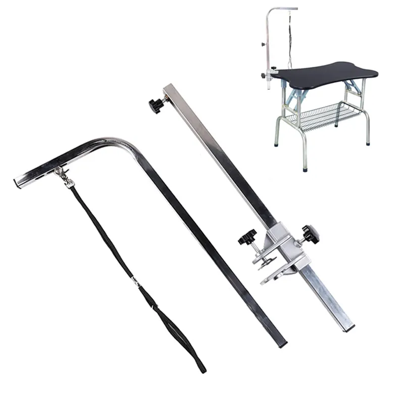 Pet Grooming Table Stainless Steel Bracket Pet Shop Grooming Table Cat Dog Fixed Suspender Rope Accessories