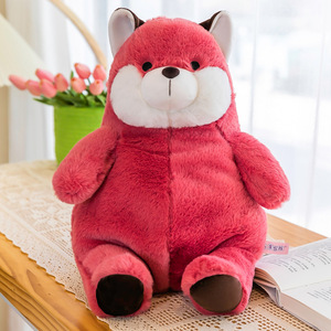 Peluche de la Serie CHIQUE Fat, Zorro y Oso Polar, Estilo Perezoso, Juguete de Animal, Peluche Súper Suave de Algodón PP, Regalo de Cumpleaños, Venta al por Mayor - Product Image 4