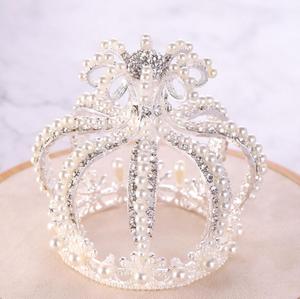 Kaimei Rhinestone della perla di Lusso Gioielli Da <span class=keywords><strong>Sposa</strong></span> di Cristallo D'argento Corona Diademi Dichiarazione pageant corone <span class=keywords><strong>Per</strong></span> La <span class=keywords><strong>Sposa</strong></span> <span class=keywords><strong>Accessori</strong></span> <span class=keywords><strong>Per</strong></span> <span class=keywords><strong>Capelli</strong></span> - Product Image 5