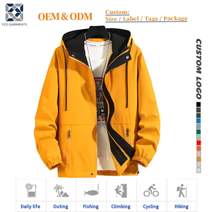 Jaket Bomber Unisex Ukuran Besar |   Desain Kasual Berkerudung Tahan Angin untuk Musim Gugur |   Kain Worsted dengan Penutup Ritsleting Gaya Bisbol Klasik - Product Image 1