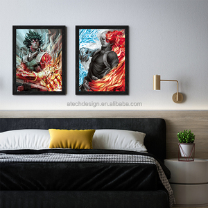 Póster Lenticular 3D de Anime Personalizado, Arte Mural con Movimiento de 3 Vistas, 30x40cm, Imagen 3D Profunda para Decoración de Sala de Juegos - Product Image 6