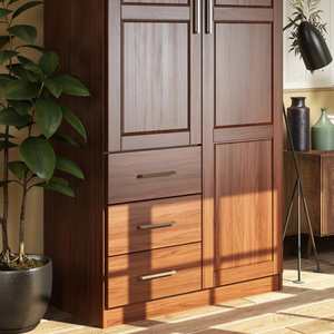 Luxury Cherry Solid Wood Shaker Modular Matt Lacquered Cabinets <b>Wardrobe</b> - Product Image 2