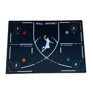 Custom design Sports Mats Soundproof Anti-Skid Sports Professional Mute Basketball Training Mats For Adults And Kids