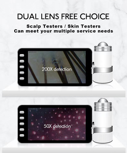 Analizador de Piel y Cuero Cabelludo <span class=keywords><strong>Magic</strong></span> Mirror 2026, Probador de Cuero Cabelludo con 2 Sondas, Detector de Arrugas, Pigmentación, Folículos, Acné, Piel y Cabello - Product Image 4