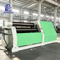 Machine à rouler les tôles à 4 rouleaux, très vendue, personnalisée, haute efficacité, pour tôles d'acier