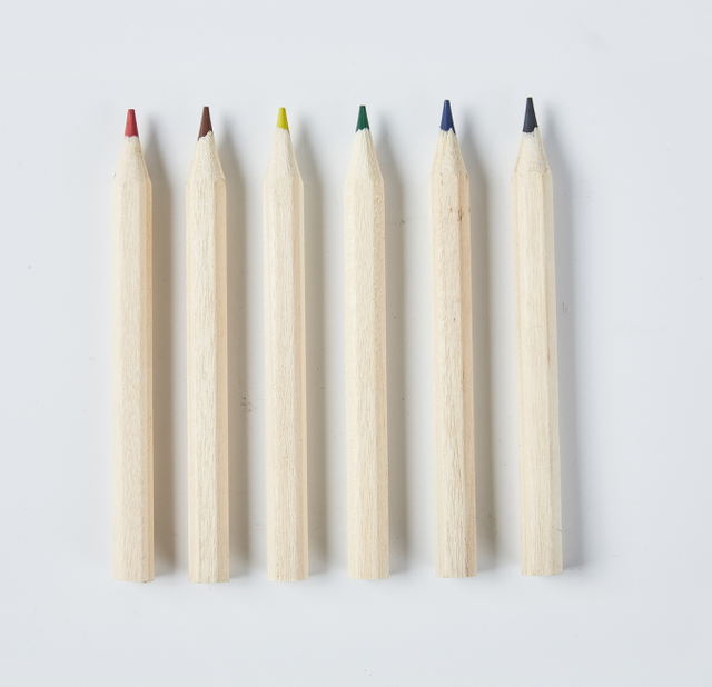 Cheap  Price Custom 3.5" Hexagonal Mini Natural Wooden HB Lead Writing Pencil for Student