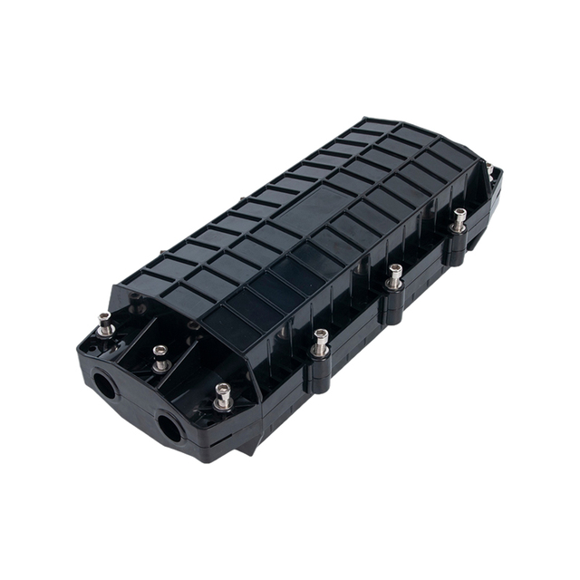 144 Core 2 in 2 Out Joint Closure in Fiber Optic Drop Cable PC Ip68 Waterproof FTTH Horizontal for Fiber Optic Splice Closure