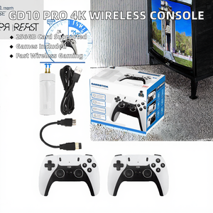 Console de jeu TV sans fil GD10 Pro 4K HD X2 Open Source PSP Pandora N64 Game Box 3D 64 Go de mémoire extensible jusqu'à 256 Go pour garçon - Product Image 2