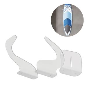 Support de mur de planche de surf en acrylique transparent présentoirs en acrylique présentoir de planche de surf support de planche de surf - Product Image 1