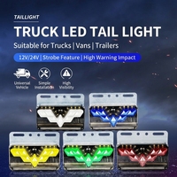 Feu de position latéral à LED à défilement lumineux 12V 24V, boîtier en plastique, logo personnalisé pour remorque et camion