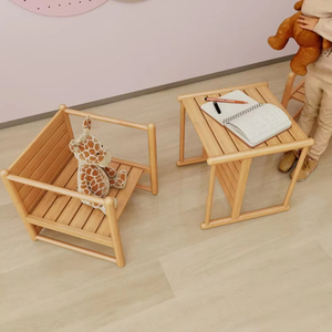 <strong>Children's</strong> Multifunctional Chair for Kids' Comfort and Convenience Bamboo Step <strong>Stool</strong> - Product Image 1