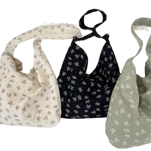 Borsa a Tracolla Semplice e Alla Moda per Donna, Shopper in Tela di Media Dimensione per Uso Quotidiano e Outdoor - Product Image 1