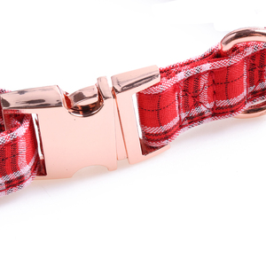 <span class=keywords><strong>Collar</strong></span> de seguridad a cuadros con hebilla de metal y oro para perro, corbata con lazo y hebilla de metal, diseño bonito, venta al por mayor, Amigo - Product Image 5