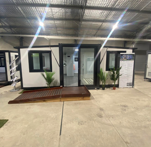 20/40ft Sang Trọng Hiện Đại Có Thể Gập Lại Container Nhà 1-4 Phòng Ngủ Có Thể Gập Lại Thép Bằng Gỗ Bánh Sandwich Bảng Điều Khiển Nhà Năng Lượng Mặt Trời Bảng Điều Khiển Văn Phòng Khách Sạn - Product Image 3