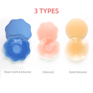 Cover per capezzolo invisibile in Silicone impermeabile da donna accessori per biancheria intima senza cuciture riutilizzabili - Product Image 3