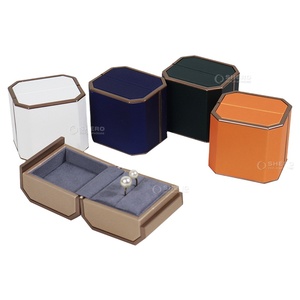 Caja de Joyería de Cuero PU con Logotipo Personalizado, Caja de Joyería de Cuero PU de Lujo para Pulseras y Collares - Product Image 1