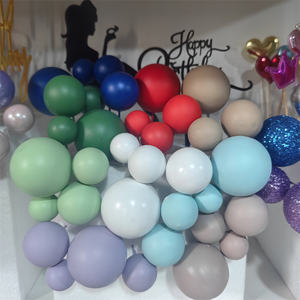 Decoradores de pasteles, bolas coloridas, 20 piezas/bolsa, bolas decorativas de espuma de diferentes tamaños para decorar pasteles. - Product Image 2