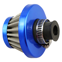 Filtre à air sport universel en acier inoxydable de 12 mm à haut débit pour la performance du moteur de voiture de course