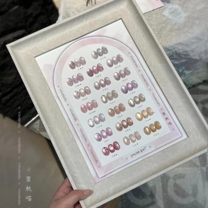 2025 New Peach pink Cat's Eye <b>Nail</b> <b>Gel</b> Factory Wholesale Customization <b>Nail</b> Polish Suppliers - Product Image 2
