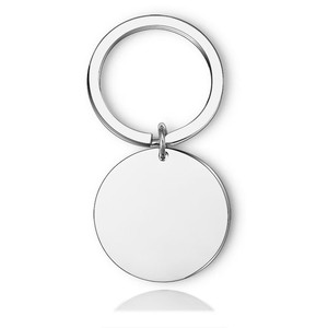 Porte-clés en acier inoxydable gravé au laser Yunshu Jewelry, pendentif personnalisé pour clés de voiture, cadeau personnel - Product Image 5