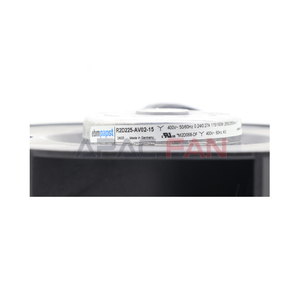 พัดลมอุตสาหกรรมแบบแรงเหวี่ยง R2D225-AV02-15 ขนาด 225 มม. 400VAC 2550 รอบต่อนาที 820CFM 230 วัตต์ แบบใบพัดภายนอก สำหรับงาน HVAC - Product Image 3