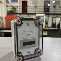 Contador Digital de Descargas Atmosféricas para Protección Contra Rayos, Material ABS, Modelo HY-500