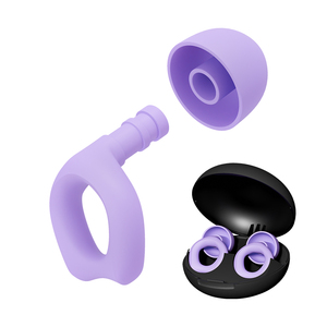 Bouchons d'oreilles en silicone 28 <span class=keywords><strong>dB</strong></span>, protection auditive haute fidélité, réduction du bruit, réutilisables, pour le sommeil et le tir - Product Image 5
