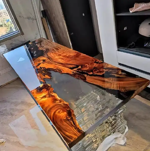Thanh lịch rắn gỗ Giao diện điều khiển bảng thiết lập cho khách sạn ăn uống nhà hàng nhà bếp Bar với nhựa Epoxy Bảng điều khiển bằng gỗ 1PC - Product Image 5