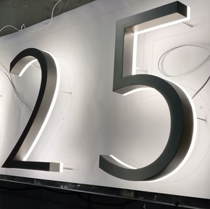 Letrero de metal acrílico retroiluminado con LED 3D personalizado profesionalmente personalizado, letreros de letras de canal para spas y centros de fitness - Product Image 3