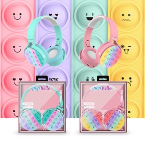 Audífonos JKK Po-950 con Diseño de Burbujas <span class=keywords><strong>Pop</strong></span> It, Auriculares Divertidos para Aliviar el Estrés - Product Image 1
